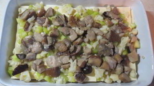 лазанья с овощами