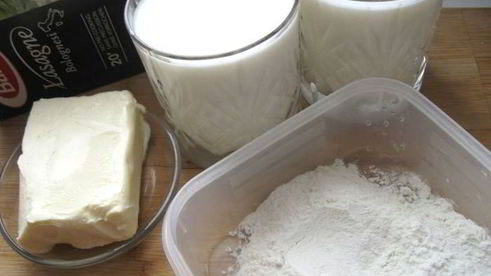 лазанья с рагу болоньезе, грибами и моцареллой