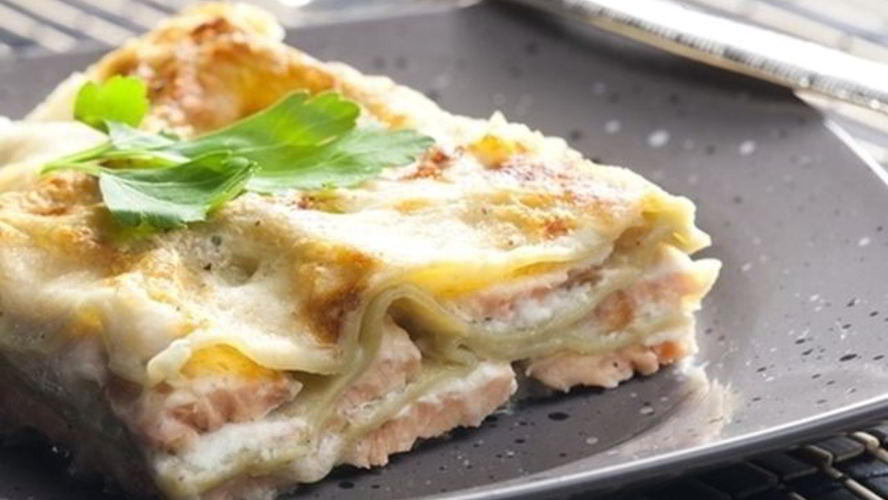 Рецепт лазанья с рыбой