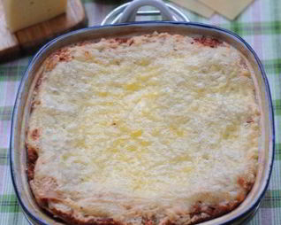 Лазанья с сыром Ламбер