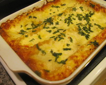 Лазанья с тыквой