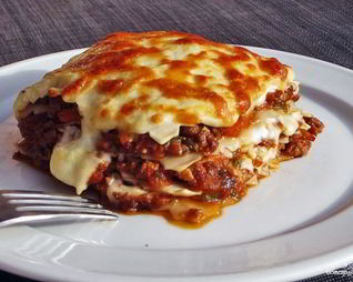 Лазанья в микроволновке