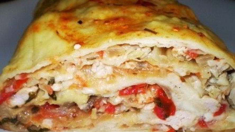 Рецепт рулет алла лазанья из тонкого лаваша