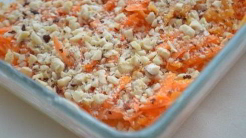 рыжая лазанья с овощами