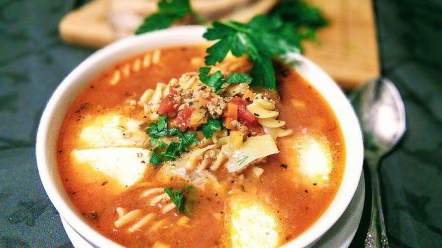 Рецепт суп-лазанья