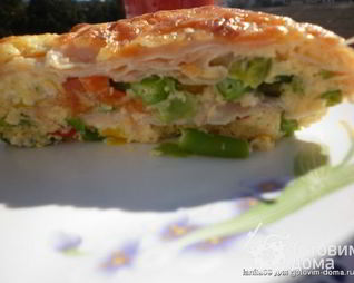 Яичница-лазанья