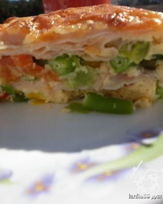 Яичница-лазанья