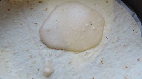 зеленая лазанья на лаваше