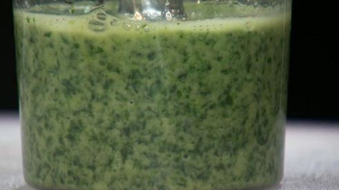 зеленая лазанья с рыбой