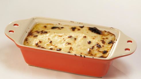 зеленая лазанья с рыбой