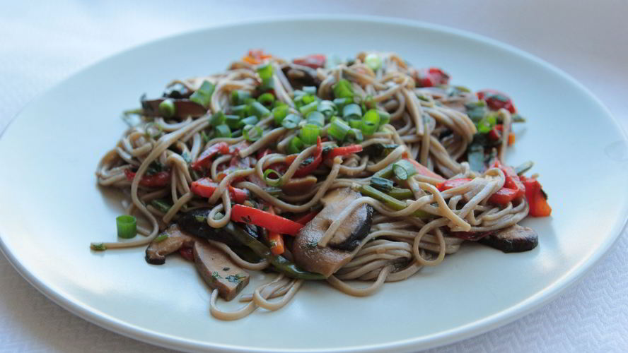Рецепт летняя лапша соба stir-fry