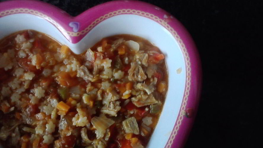 Рецепт детских макарон в томатнома соусе с мясома