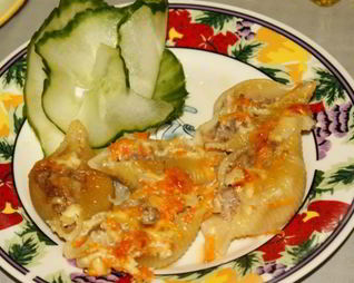 Фаршированные макароны ракушки с фаршем в духовке