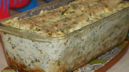 каннеллони под сливочно-яичным соусом