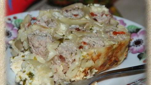 каннеллони под сливочно-яичным соусом