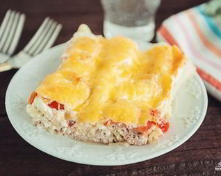 Каннеллони с куриным фаршем