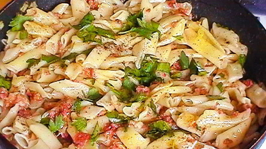 Рецепт макароны по-флотски