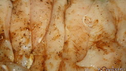 макароны с куиными грудками