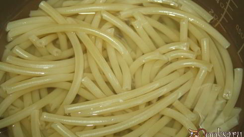 макароны с куиными грудками