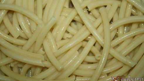 макароны с куиными грудками