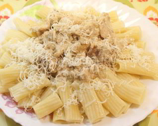 Макароны с курочкой