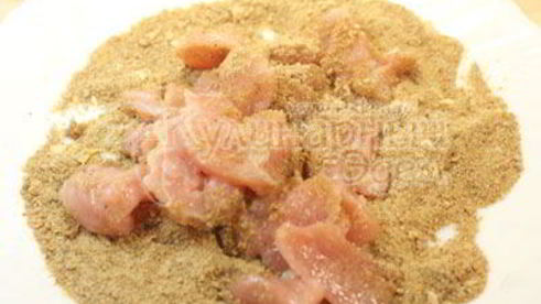 макароны с курочкой