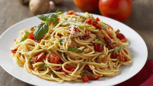 Рецепт Макароны с помидорами