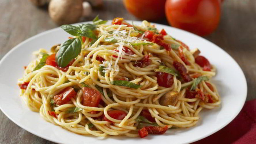 Рецепт макароны с помидорами