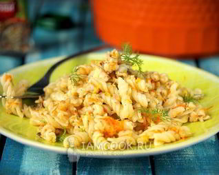 Макароны с рыбой