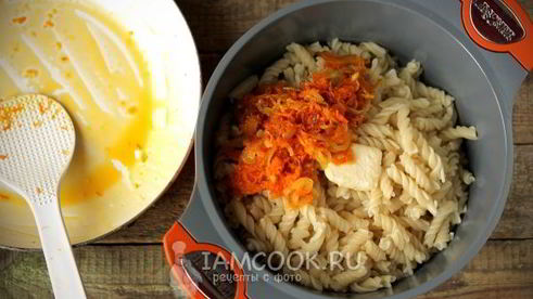 макароны с рыбой