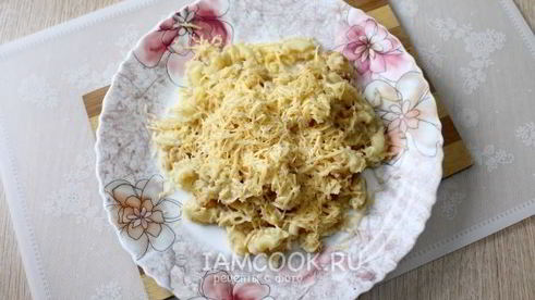 макароны с сыром и хрустящей крошкой