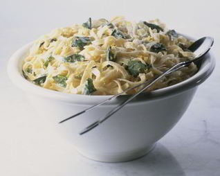 Макароны с творогом