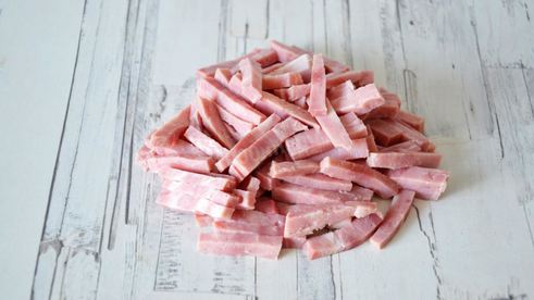 макароны с ветчиной и сыром