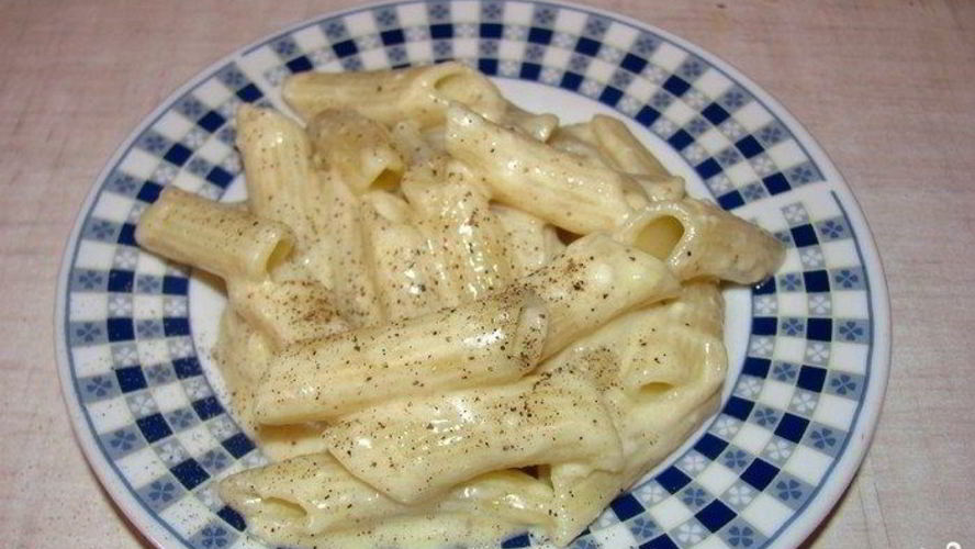 Рецепт макароны со сливочным соусом