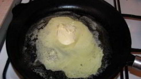 макароны со сливочным соусом