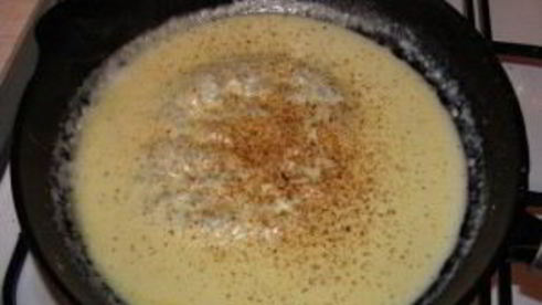 макароны со сливочным соусом