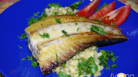 Рецепт Осетр жаренный и паста с тыквой по-итальянски