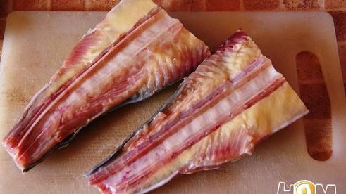 осетр жаренный и паста с тыквой по-итальянски