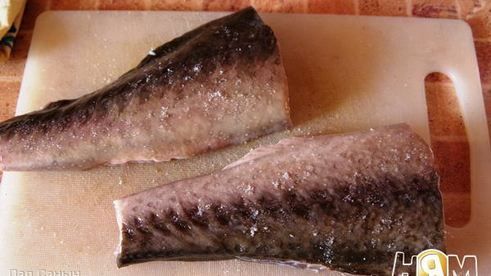 осетр жаренный и паста с тыквой по-итальянски