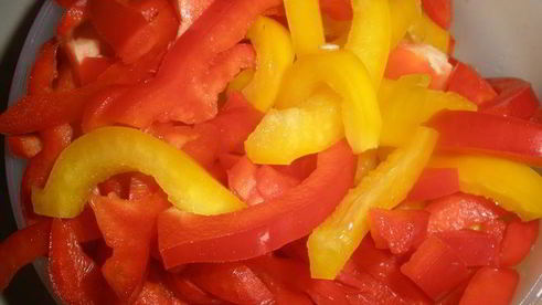 острая паста со сладким перцем