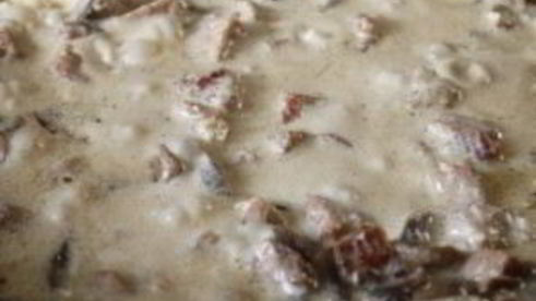 паста из свинины со сливками