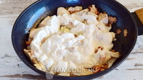 паста карбонара с курицей по-итальянски