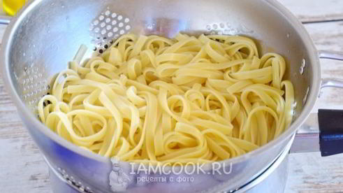 паста карбонара с курицей по-итальянски