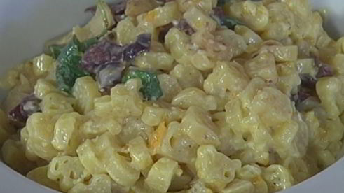 паста с артишоками, оливками и лимонным соусом