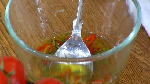 паста с баклажаном и чили