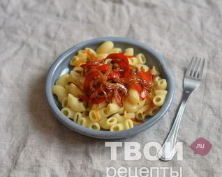 Паста с бальзамическим перцем и луком