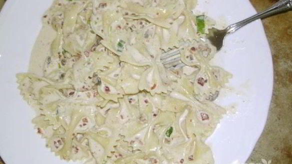 Рецепт Паста с беконом и сливками