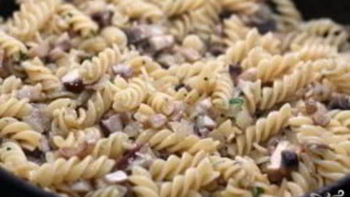 паста с белыми грибами