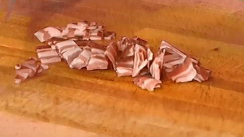 паста с грибами, маскарпоне и зеленым горошком