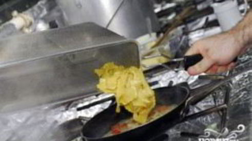 паста с грибами